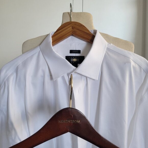 Joseph Abboud White Modern Fit Tuxedo Formal Shirt from Nordstrom (Size: Medium - Picture 7 of 10